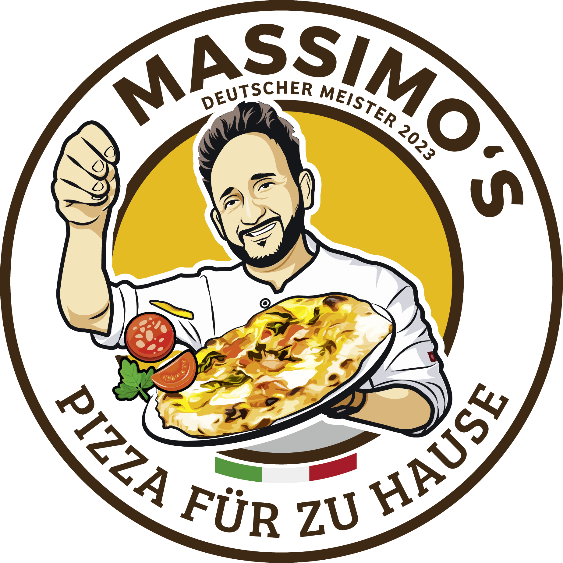 Massimos Pizza für zuhause Logo